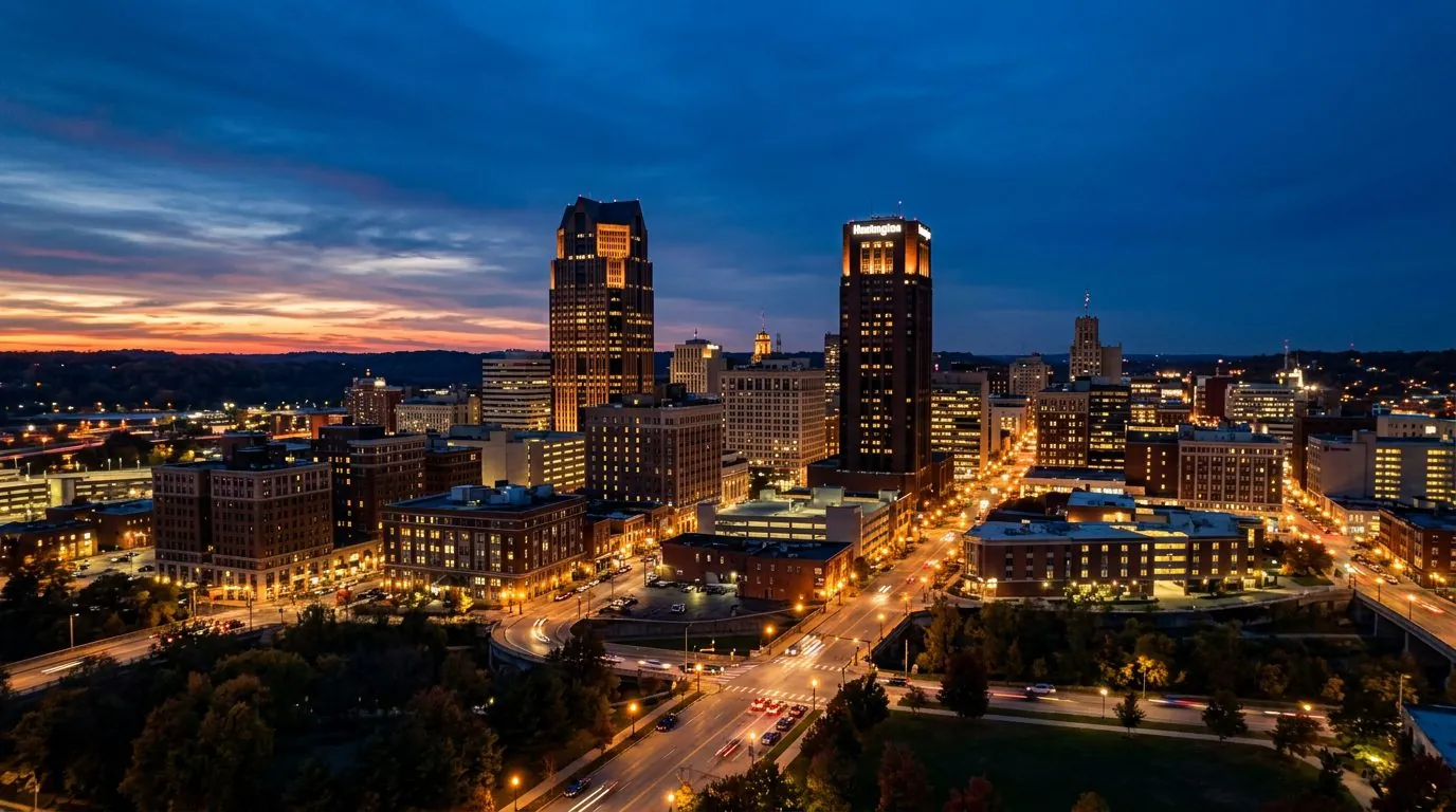Akron skyline — Tri-State Signs serves Akron commercial sign customers