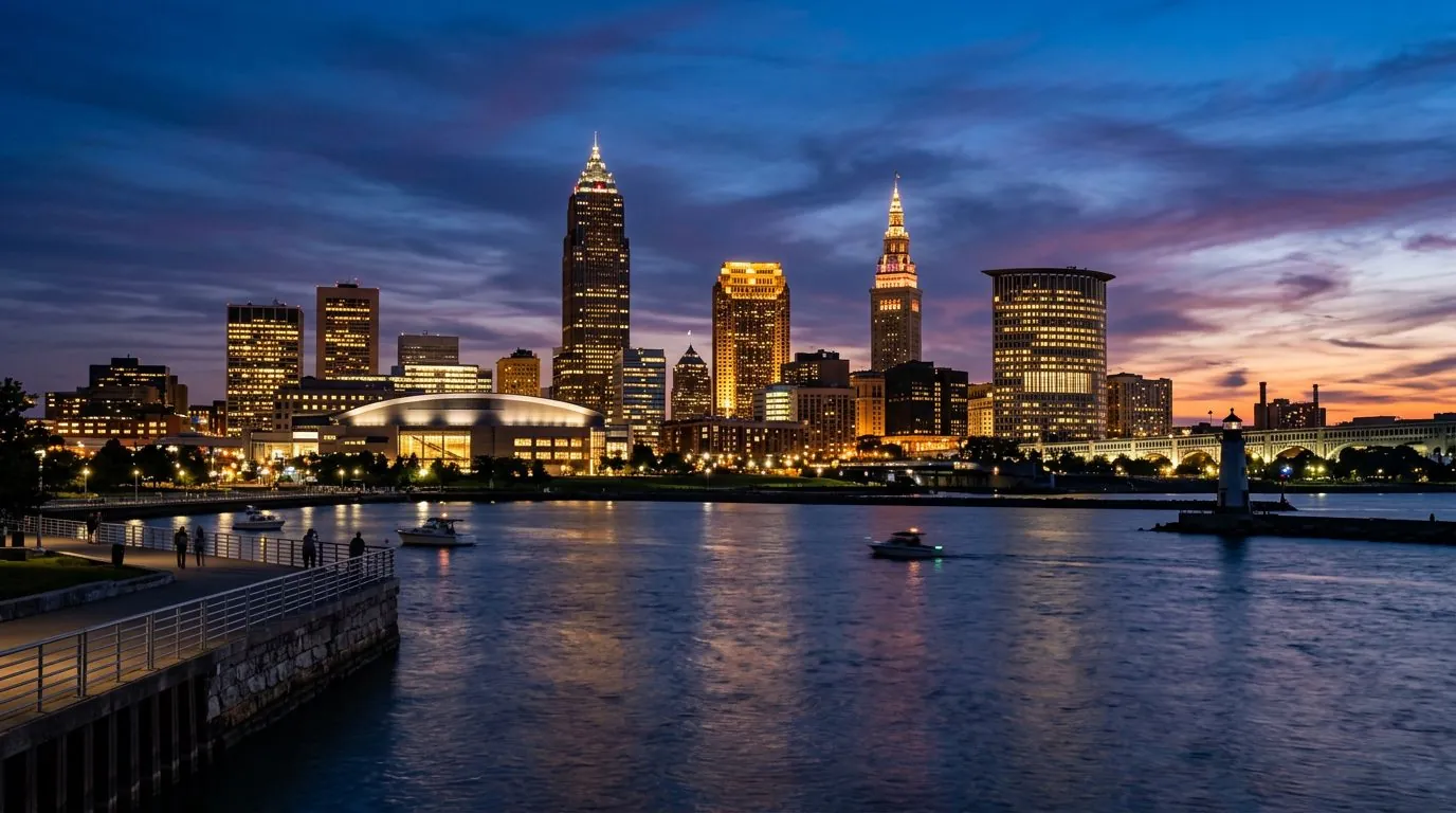 Cleveland skyline — Tri-State Signs serves Cleveland commercial sign customers