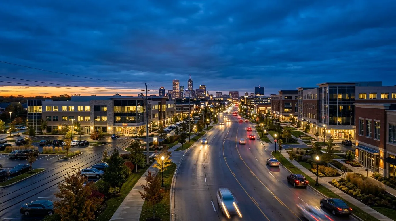 Fishers skyline — Tri-State Signs serves Fishers commercial sign customers