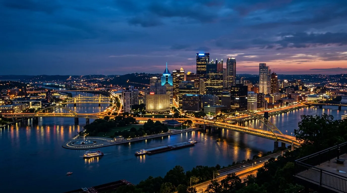 Pittsburgh skyline — Tri-State Signs serves Pittsburgh commercial sign customers