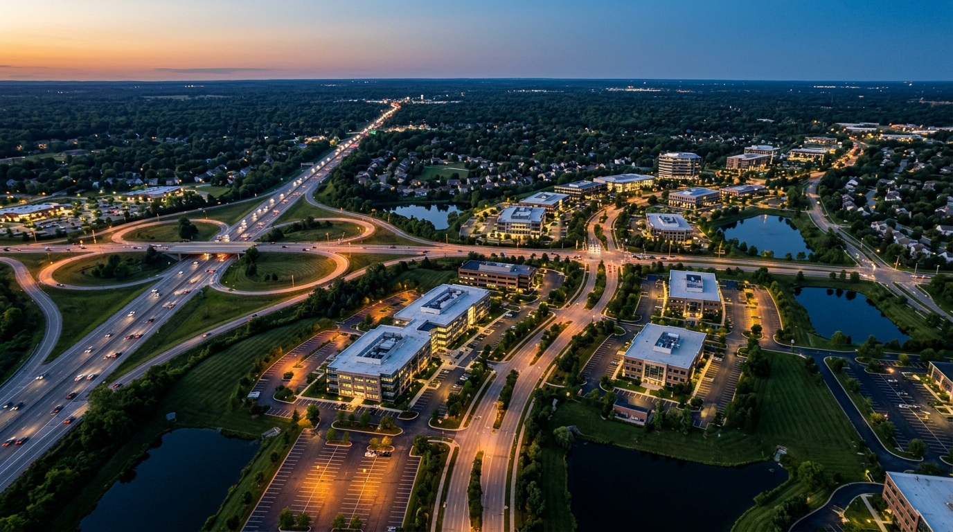 West Chester skyline